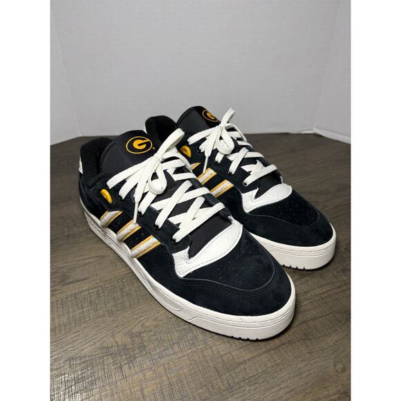 Adidas Rivalry Low Grambling State IE7704 Black/Gold/White Men's Sz 10.5 - Picture 4 of 6